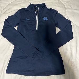 Nike University of North Carolina UNC Women’s Fitted Quarter Zip S/M